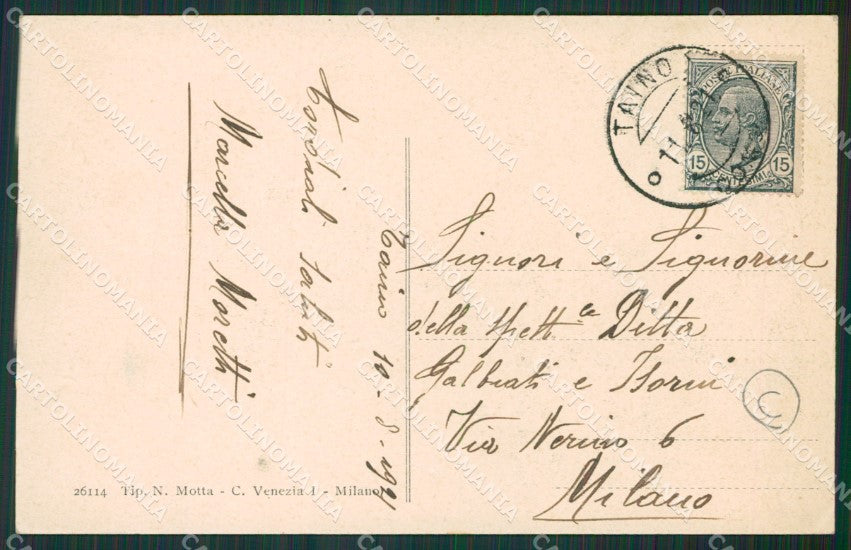Varese Taino cartolina QK6243 – retro