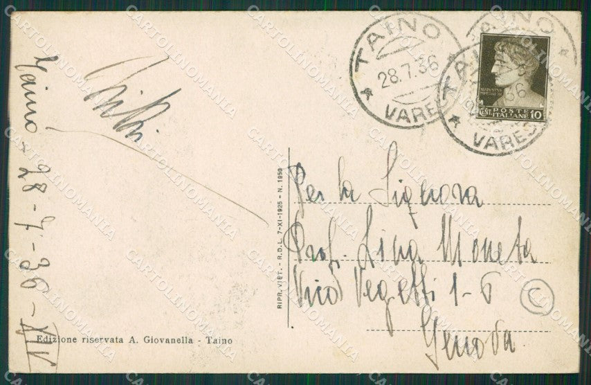 Varese Taino cartolina QK6248 – retro