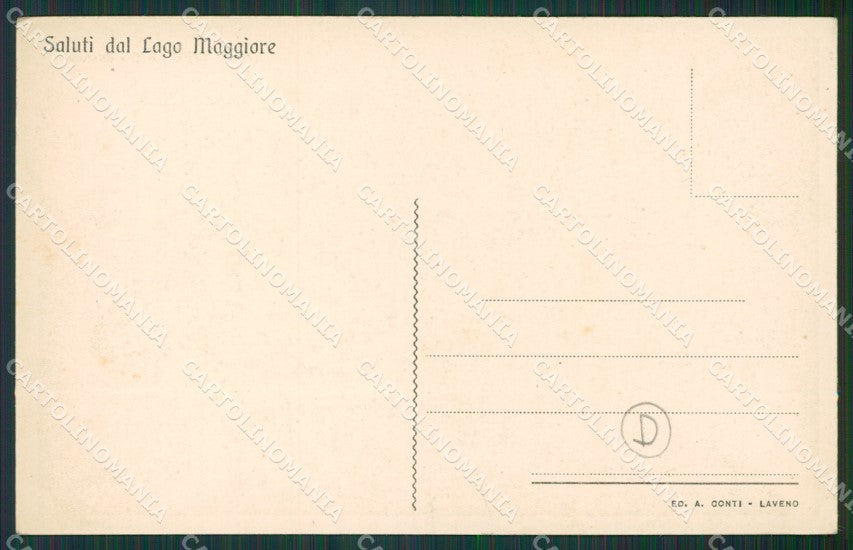 Varese Lago Maggiore Costumi cartolina QK6256 – retro
