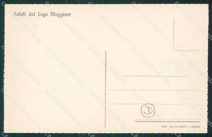 Varese Lago Maggiore cartolina QK6264 – retro