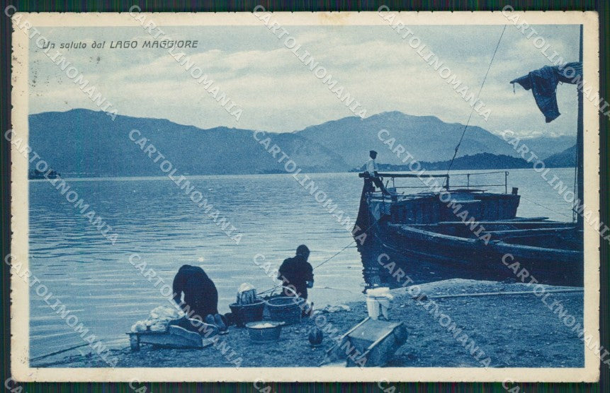 Varese Lago Maggiore PIEGA cartolina QK6275 – fronte