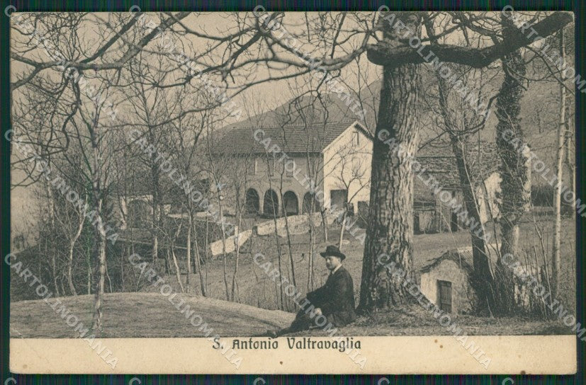 Varese Lago Maggiore Sant'Antonio Valtravaglia PIEGA cartolina QK6276 – fronte