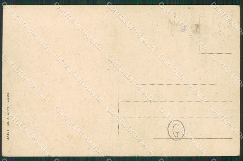 Varese Lago Maggiore Sant'Antonio Valtravaglia PIEGA cartolina QK6276 – retro