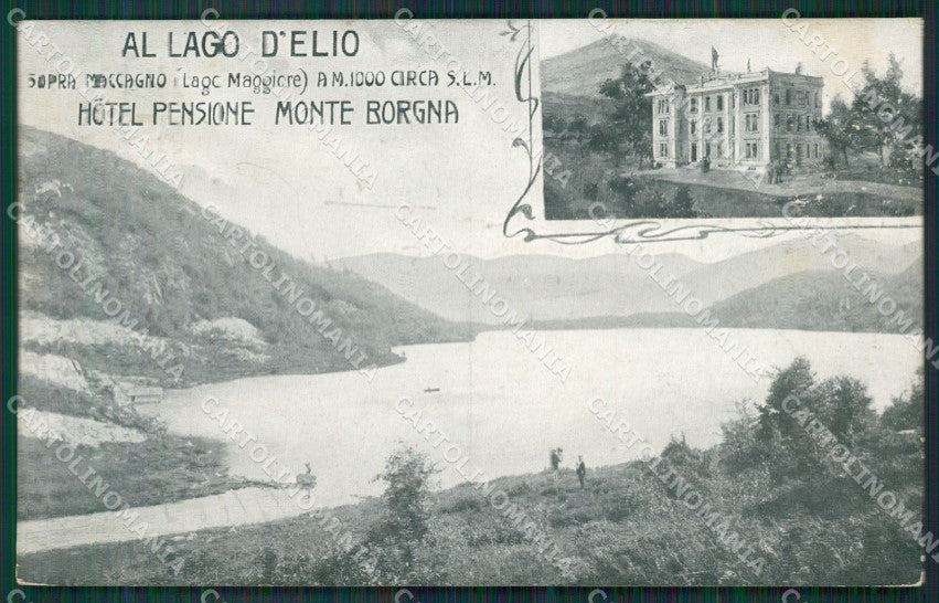 Varese Maccagno Lago d'Elio cartolina QK6277 – fronte