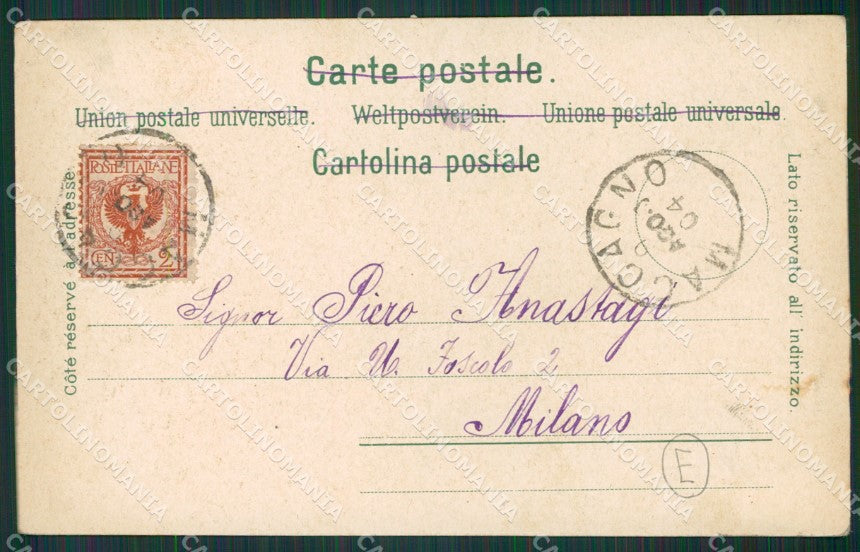 Varese Maccagno Lago d'Elio cartolina QK6280 – retro