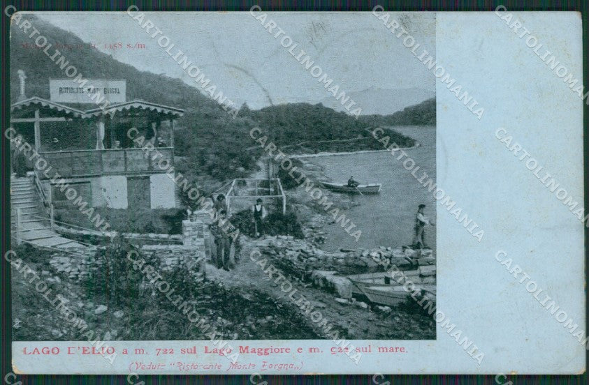Varese Maccagno Lago d'Elio cartolina QK6283 – fronte