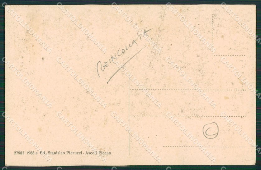 Ascoli Piceno Città REINCOLLATA cartolina QK6287 – retro