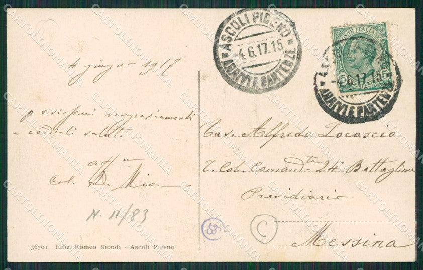 Ascoli Piceno Città cartolina QK6290 – retro