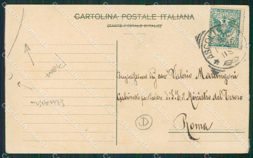 Ascoli Piceno Città PIEGA STRAPPINO cartolina QK6314 – retro