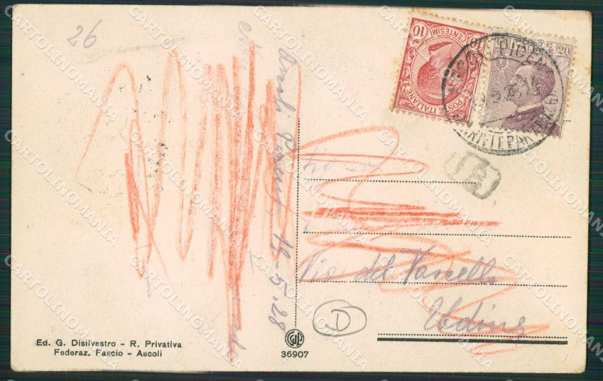 Ascoli Piceno Città cartolina QK6328 – retro