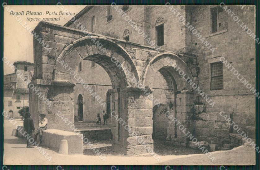 Ascoli Piceno Città Porta Gemina cartolina QK6338 – fronte