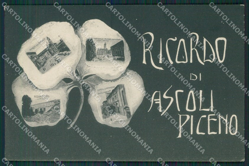 Ascoli Piceno Città Ricordo di cartolina QK6349 – fronte