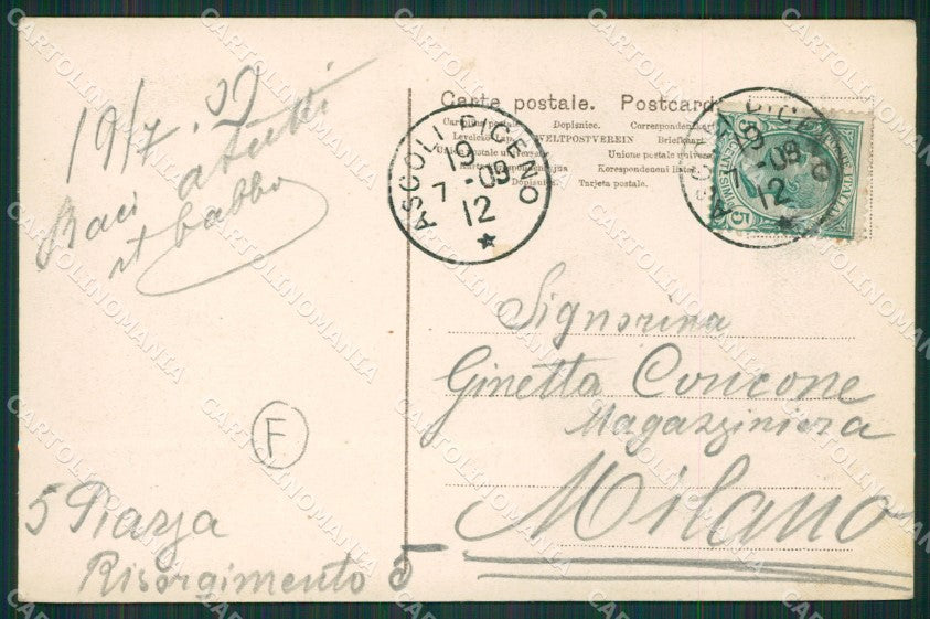 Ascoli Piceno Città Ricordo di cartolina QK6349 – retro