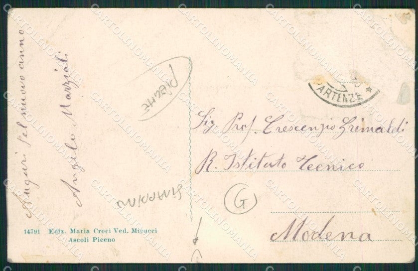 Ascoli Piceno Città PIEGHE STRAPPINO cartolina QK6353 – retro