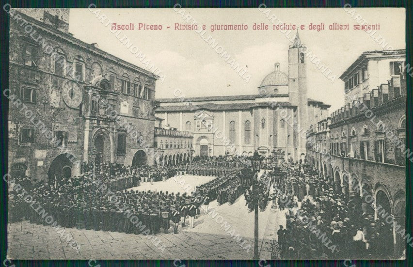 Ascoli Piceno Città Militari cartolina QK6358 – fronte