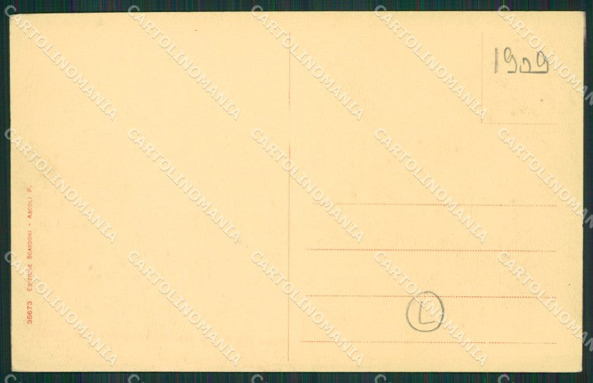 Ascoli Piceno Città Militari cartolina QK6359 – retro
