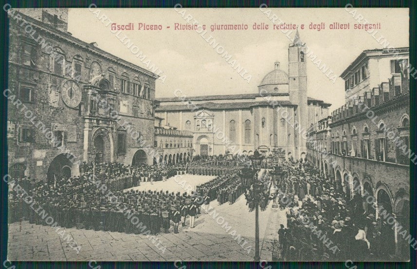 Ascoli Piceno Città Militari cartolina QK6360 – fronte