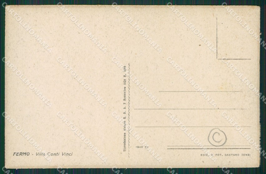 Ascoli Piceno Fermo cartolina QK6362 – retro
