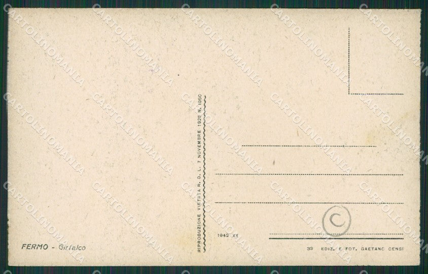 Ascoli Piceno Fermo cartolina QK6363 – retro