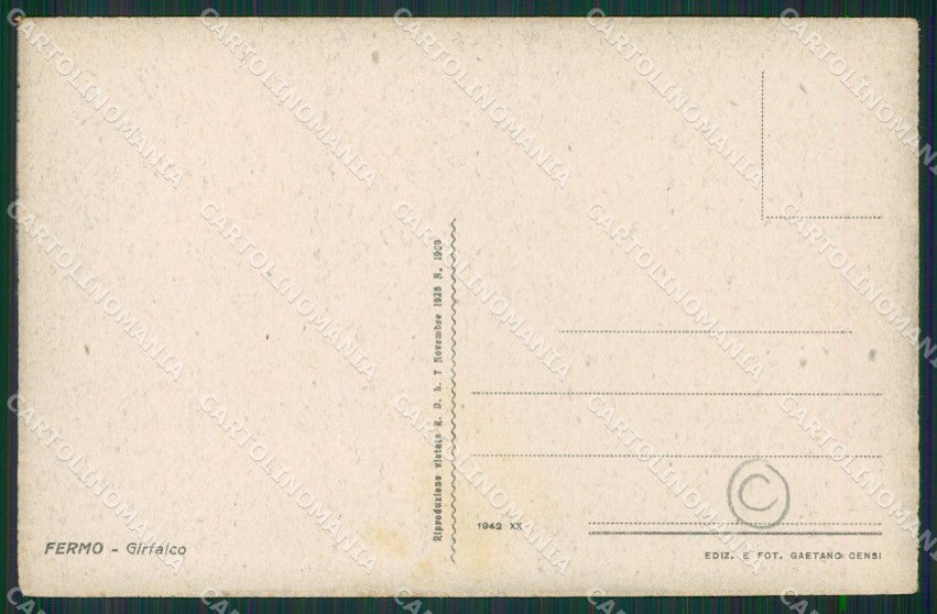 Ascoli Piceno Fermo cartolina QK6364 – retro