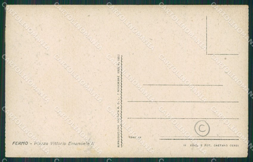Ascoli Piceno Fermo cartolina QK6365 – retro