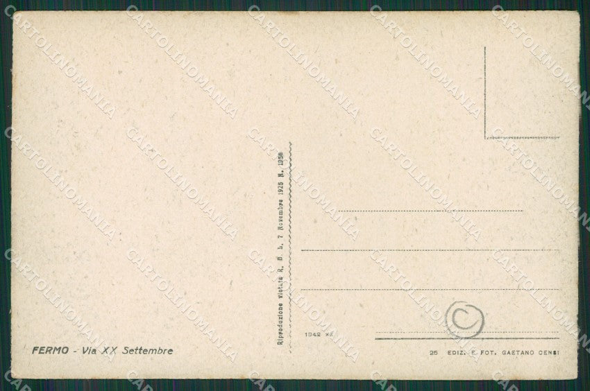 Ascoli Piceno Fermo cartolina QK6367 – retro