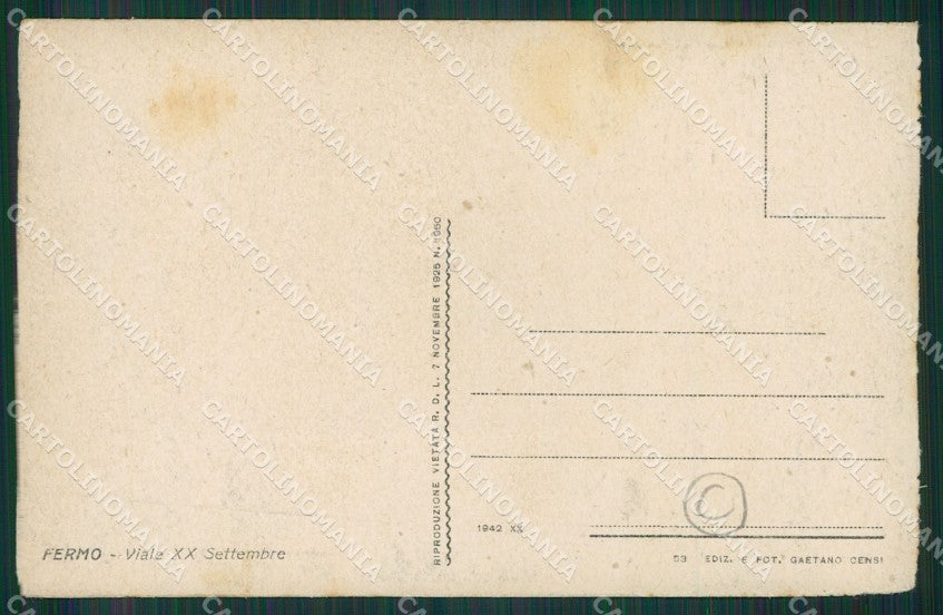 Ascoli Piceno Fermo cartolina QK6368 – retro