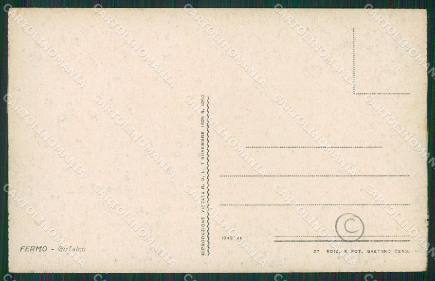 Ascoli Piceno Fermo cartolina QK6372 – retro