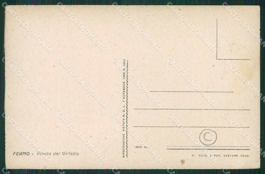 Ascoli Piceno Fermo cartolina QK6373 – retro