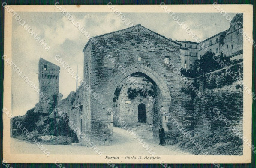 Ascoli Piceno Fermo Porta Sant'Antonio cartolina QK6380 – fronte