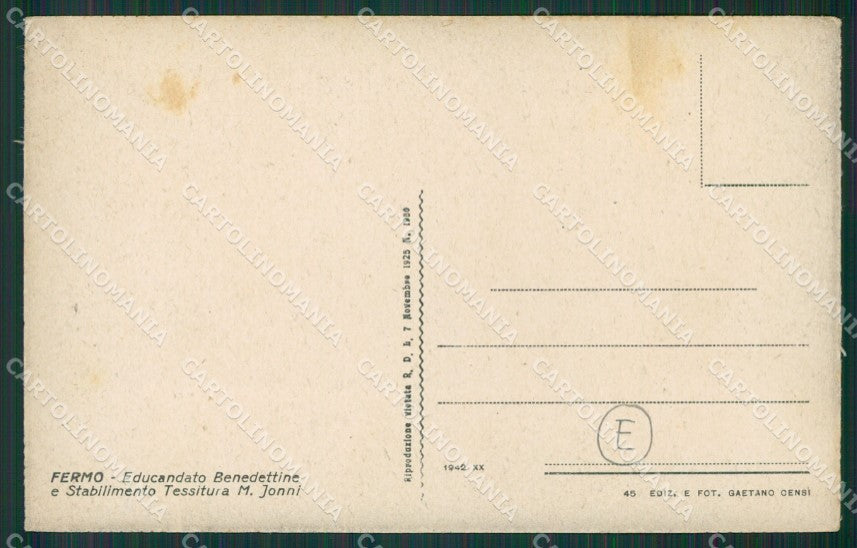 Ascoli Piceno Fermo cartolina QK6390 – retro