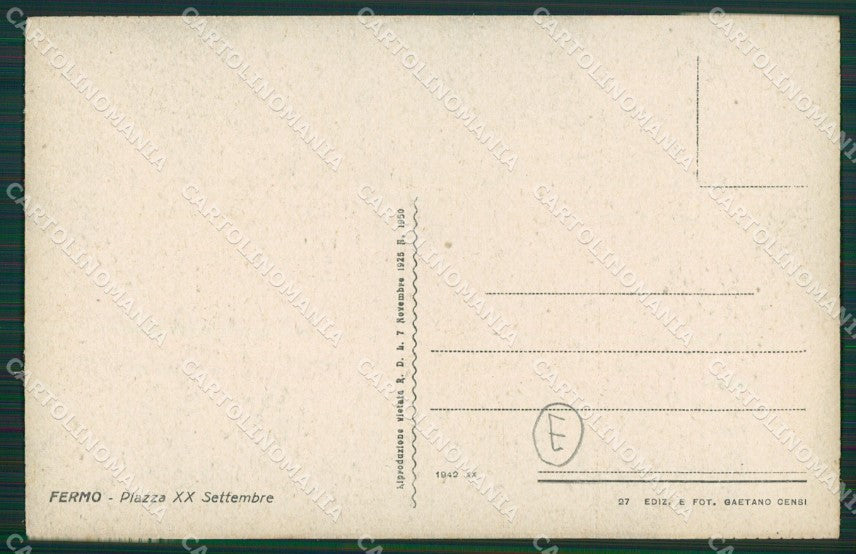 Ascoli Piceno Fermo cartolina QK6391 – retro