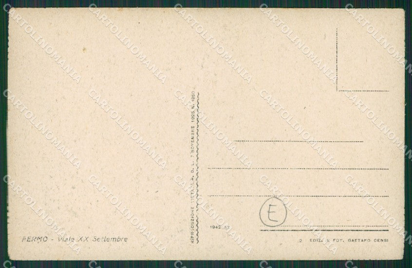 Ascoli Piceno Fermo Tram cartolina QK6392 – retro
