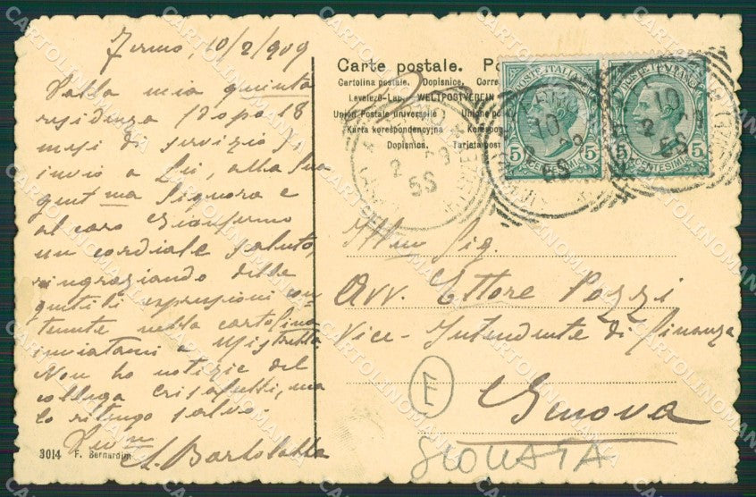 Ascoli Piceno Fermo SCOLLATA cartolina QK6395 – retro