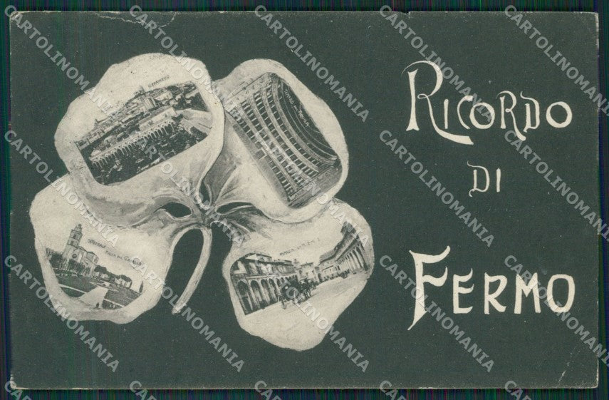 Ascoli Piceno Fermo Ricordo di PIEGHINE STRAPPINI cartolina QK6398 – fronte