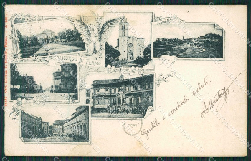 Ascoli Piceno Fermo ABRASA cartolina QK6403 – fronte