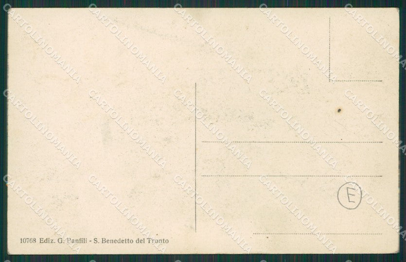 Ascoli Piceno San Benedetto del Tronto cartolina QK6414 – retro