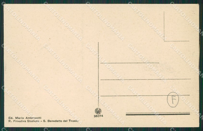 Ascoli Piceno San Benedetto del Tronto cartolina QK6416 – retro