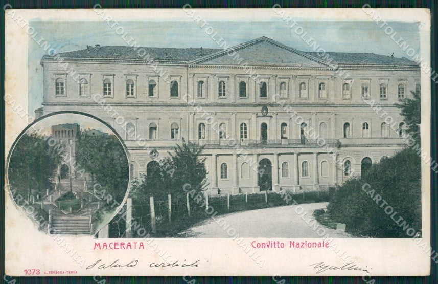 Macerata Città Alterocca 1073 cartolina QK6424 – fronte