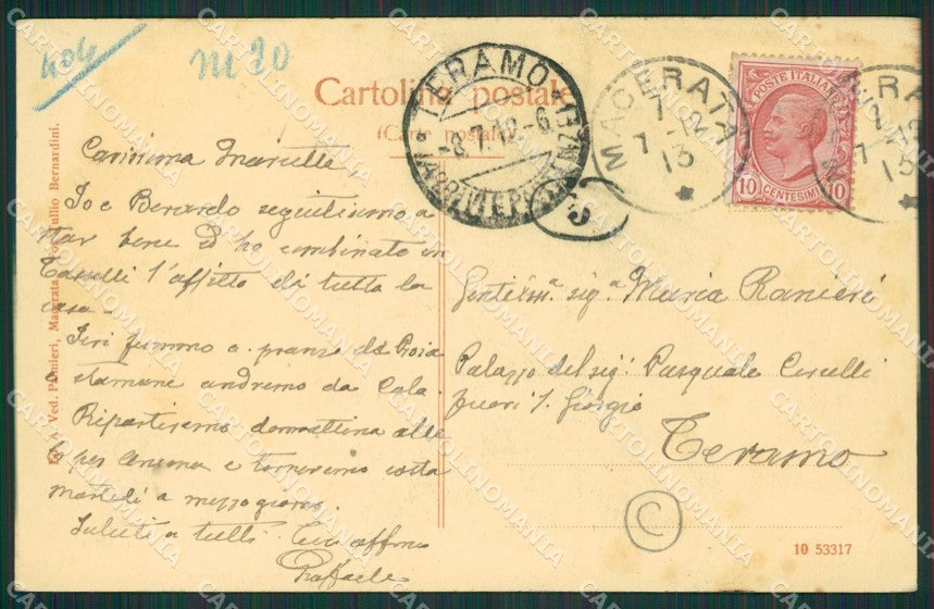 Macerata Città cartolina QK6425 – retro