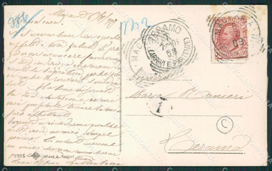 Macerata Città cartolina QK6428 – retro