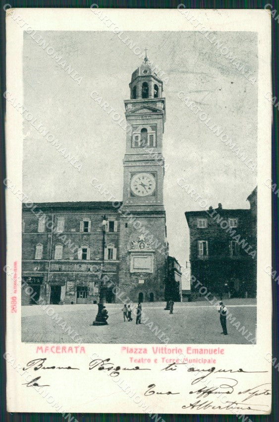 Macerata Città Alterocca 2686 cartolina QK6430 – fronte