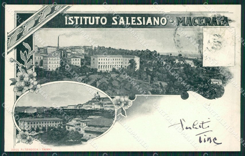 Macerata Città Alterocca 1055 cartolina QK6437 – fronte