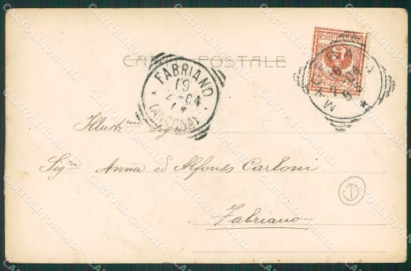 Macerata Città Alterocca 1406 PIEGHINE cartolina QK6441 – retro