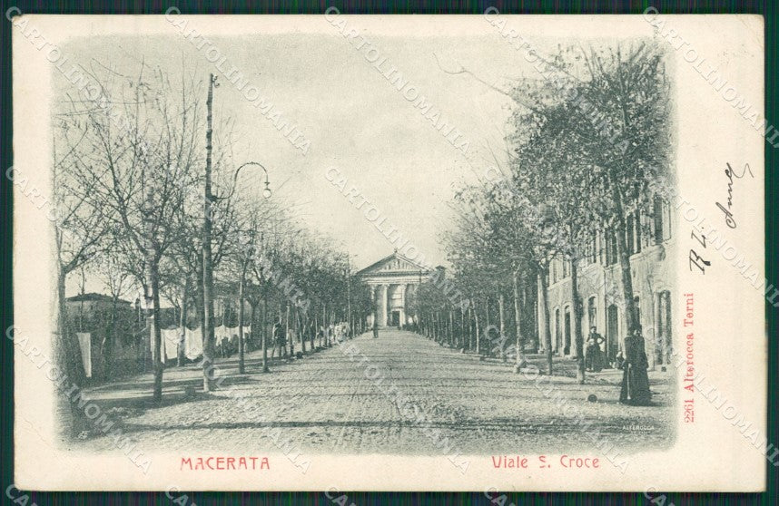 Macerata Città Alterocca 2261 cartolina QK6442 – fronte