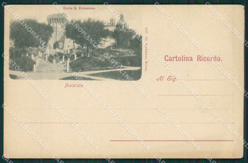 Macerata Città cartolina QK6443 – fronte