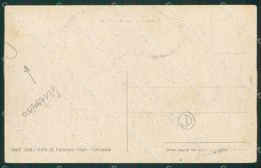 Macerata Città STRAPPINO cartolina QK6446 – retro