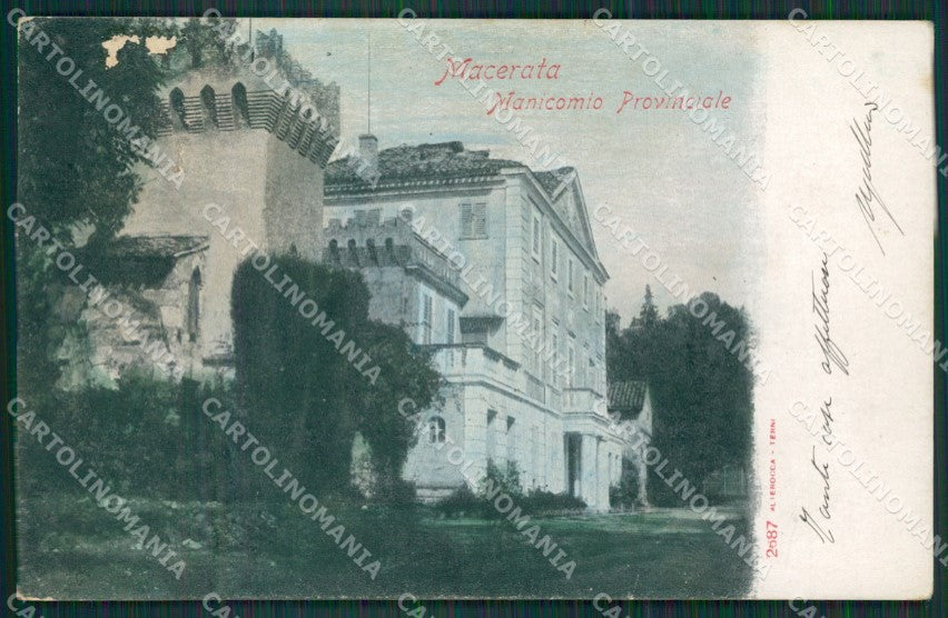 Macerata Città Alterocca 2687 ABRASA cartolina QK6447 – fronte