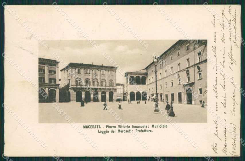 Macerata Città cartolina QK6448 – fronte