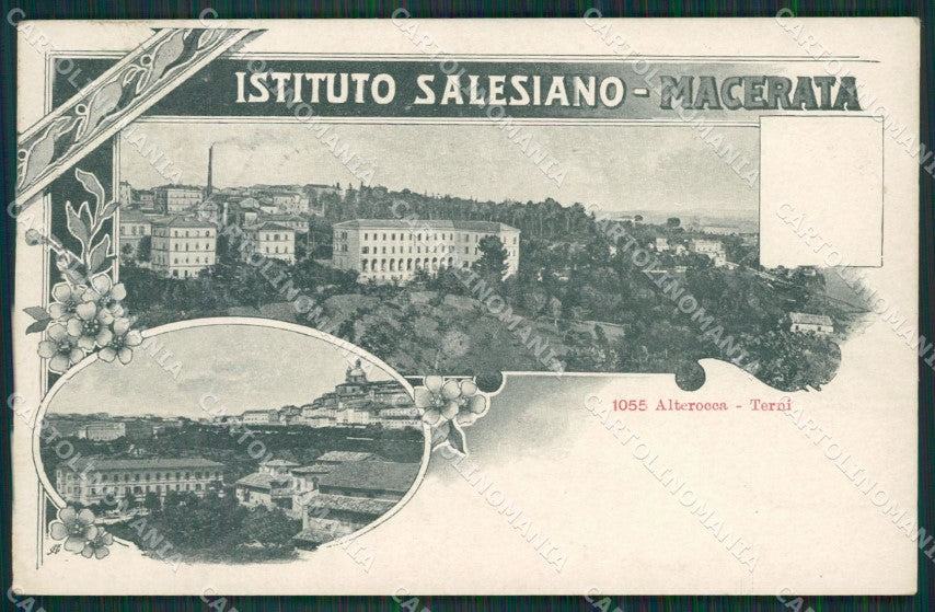 Macerata Città Alterocca 1055 cartolina QK6459 – fronte